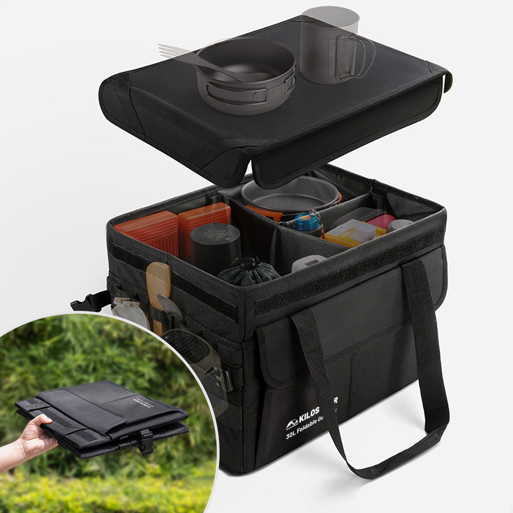 Foldable Gear Box with Tabletop