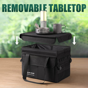 Foldable Gear Box with Tabletop