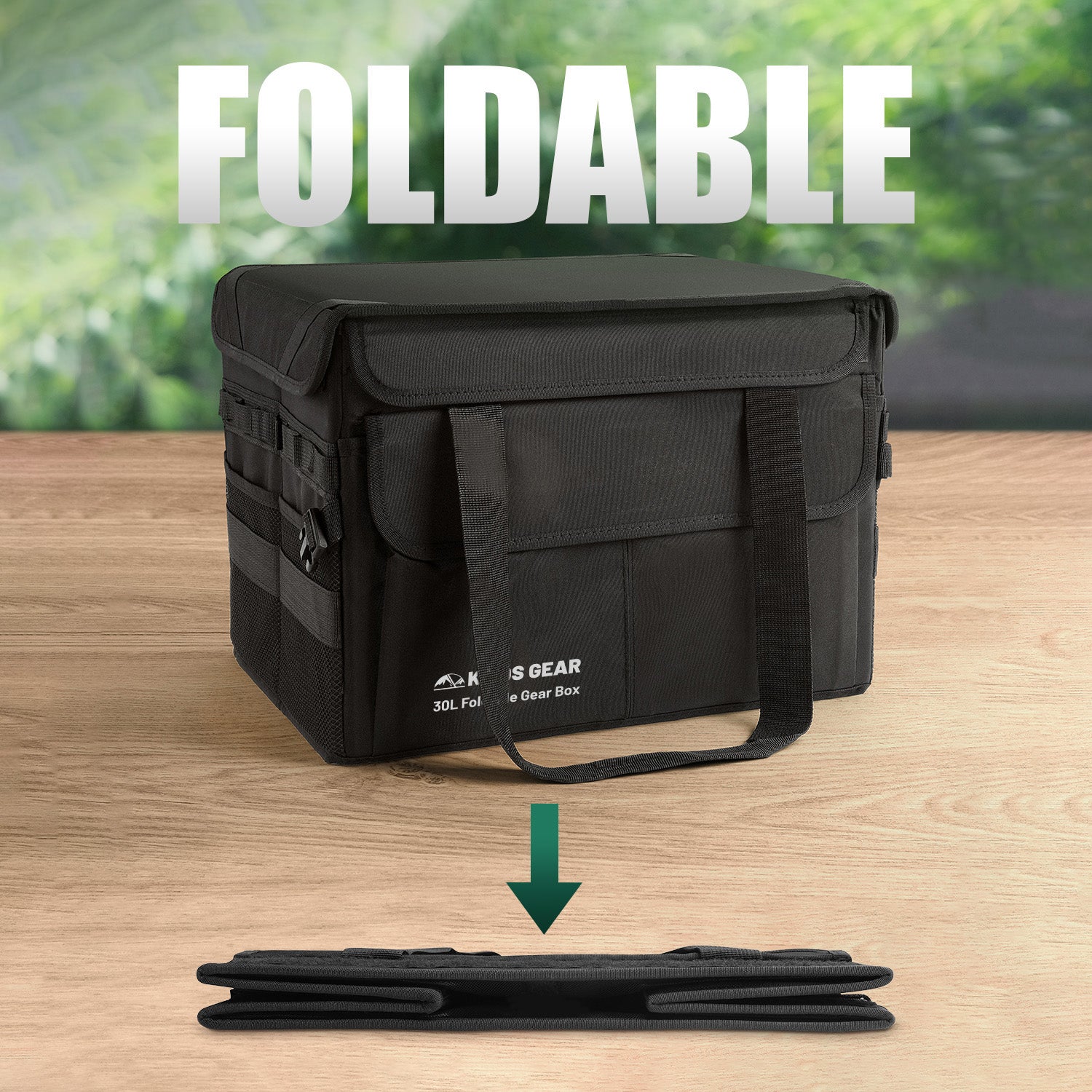 Foldable Gear Box with Tabletop