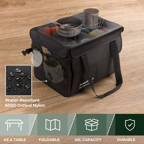Foldable Gear Box with Tabletop