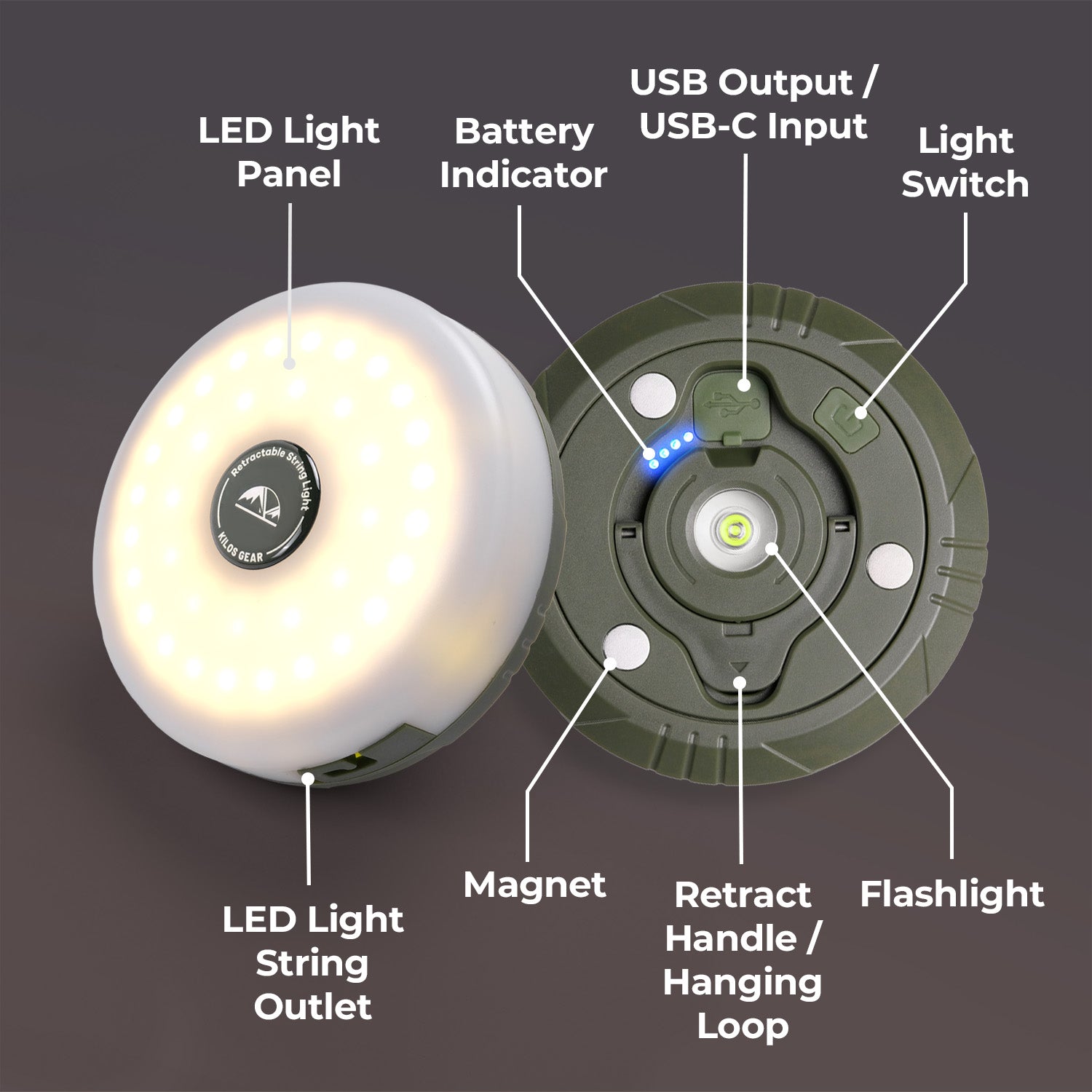 Retractable String Light