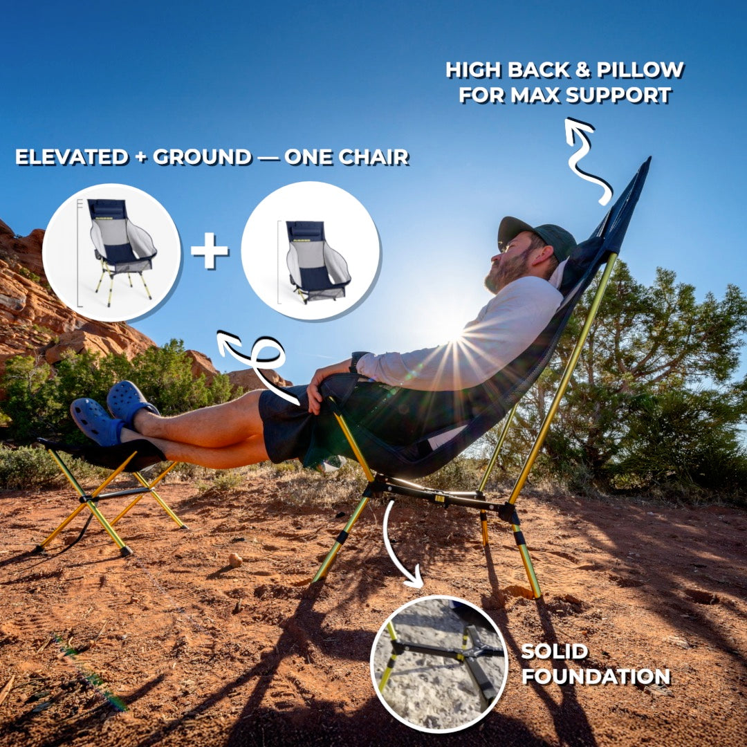 high peak campingstuhl GrandPeak™ High-Back Chair
