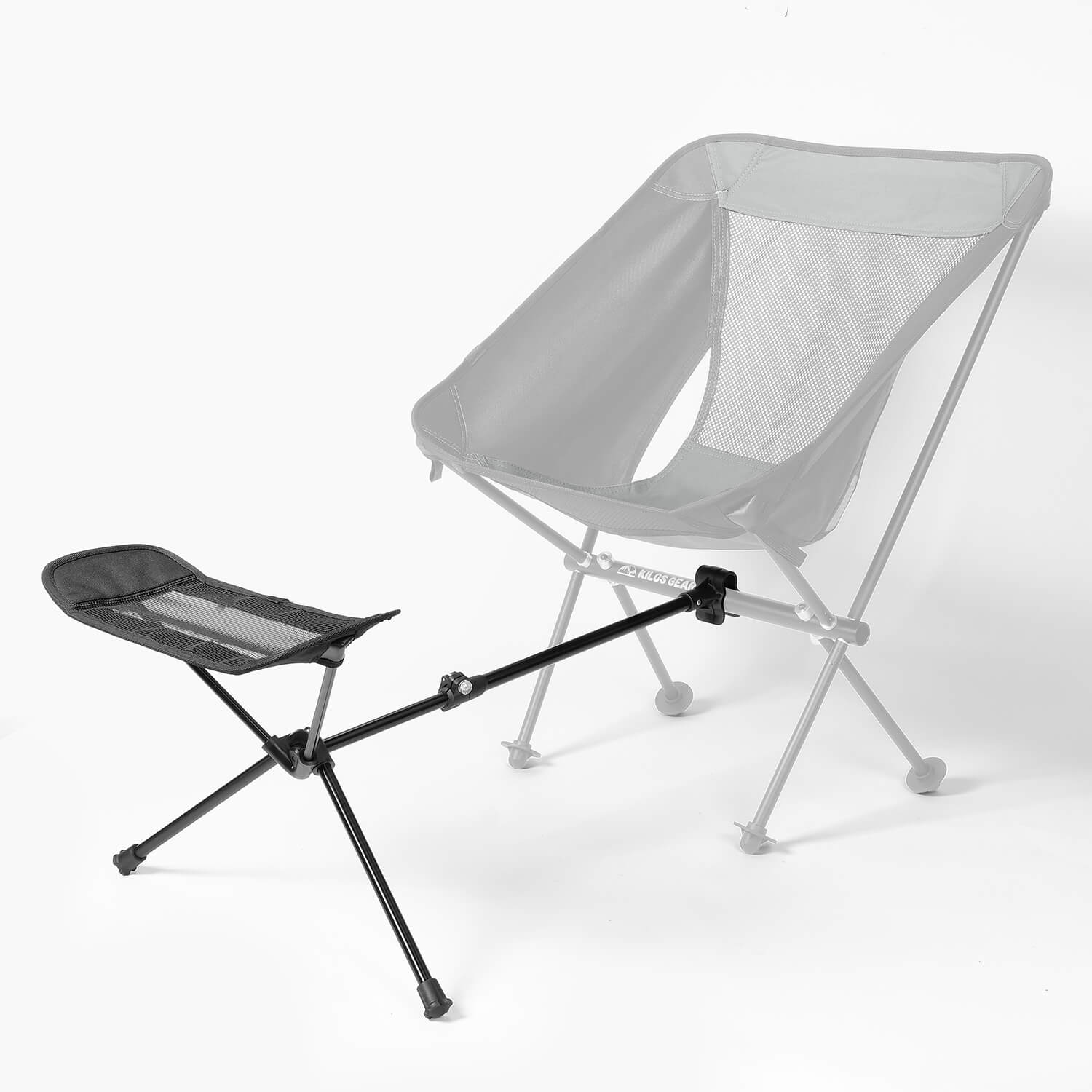 Portable Folding Chair Footrest Aluminum Alloy Folding Hiking