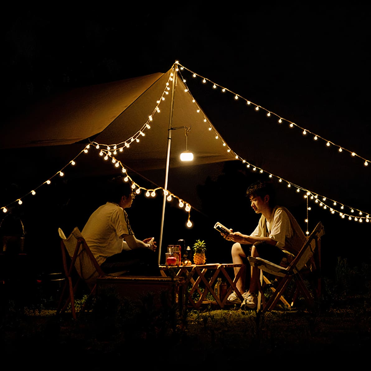 How To Hang Lights In A Camping Tent - Luminoodle String Rope Lights - Best Camping  Tent Light 